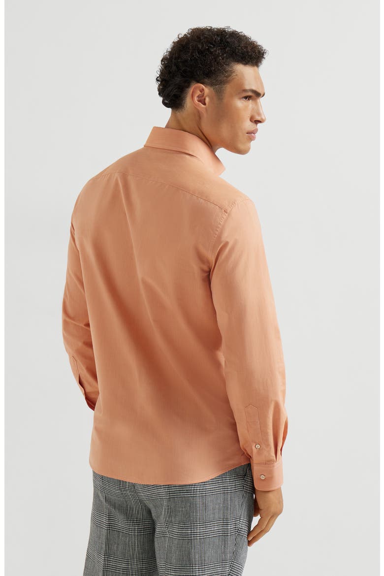 Poplin shirt, Alternate, color, Apricot