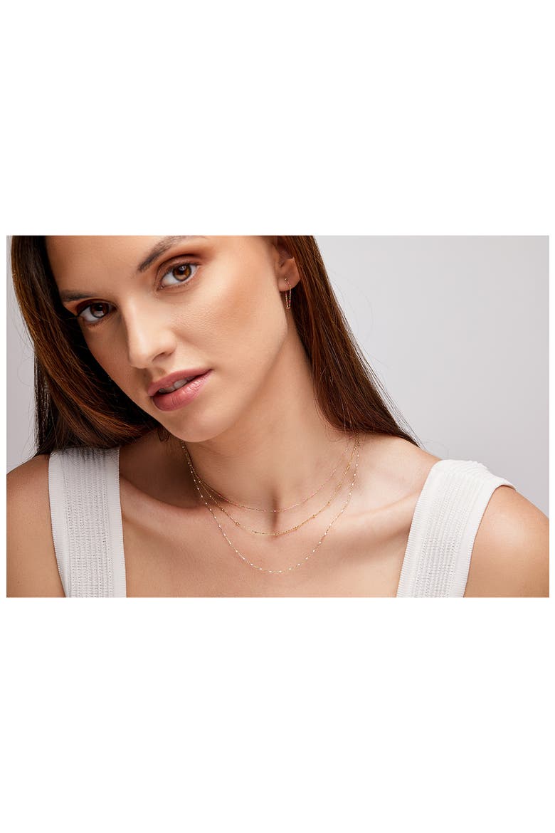 14K Enamel Chain Drop Earrings (Nordstrom Exclusive), Alternate, color, YELLOW GOLD