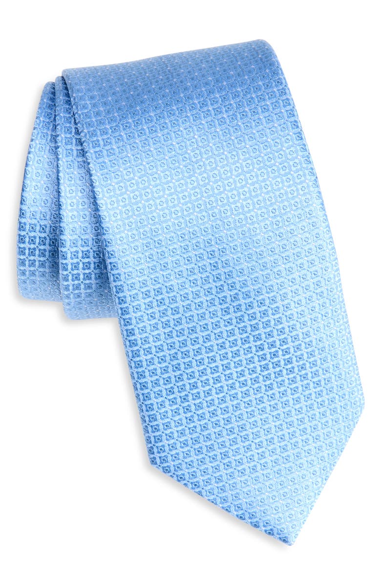 Bonobos Neat Silk Tie, Main, color, Light Blue