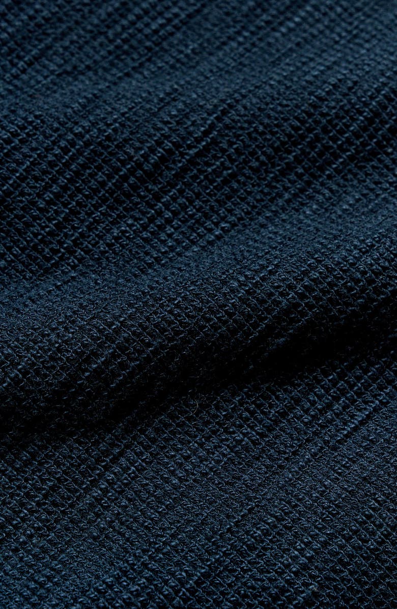 Billy Reid Slub Tuck Henley, Alternate, color, Carbon Blue