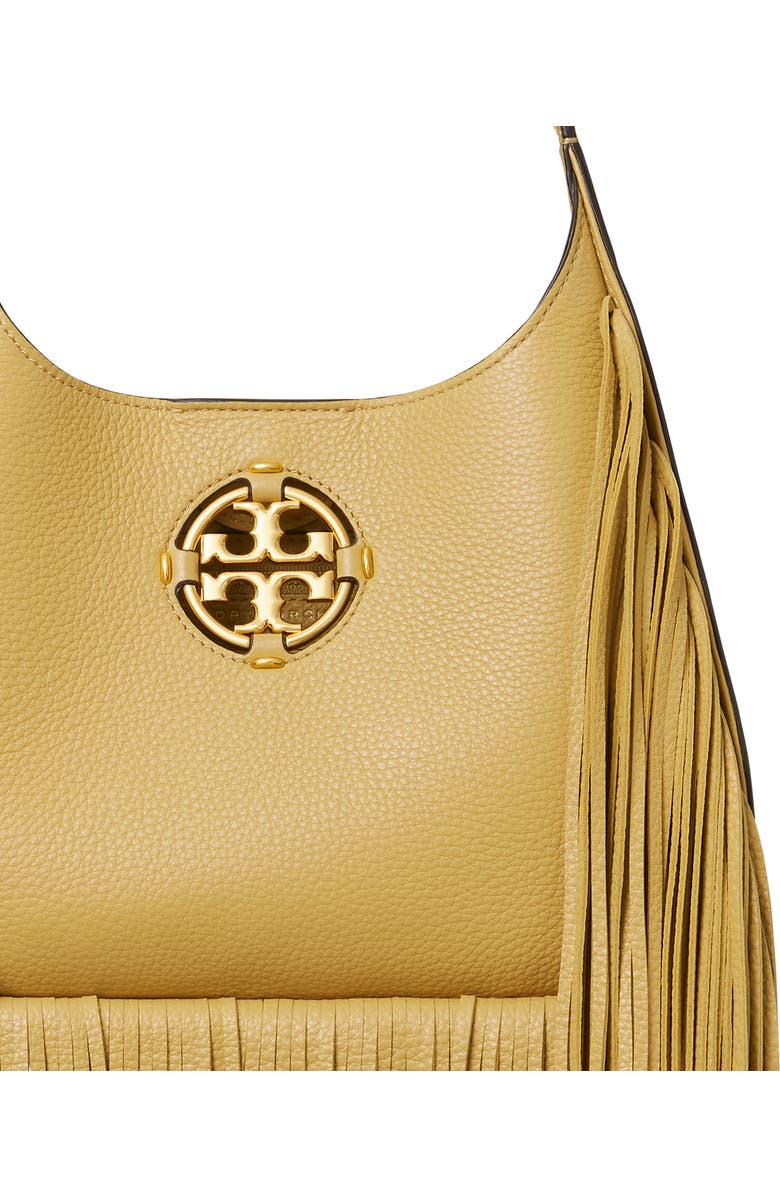 Tory Burch Miller Fringe Small Leather Shoulder Bag, Alternate, color,