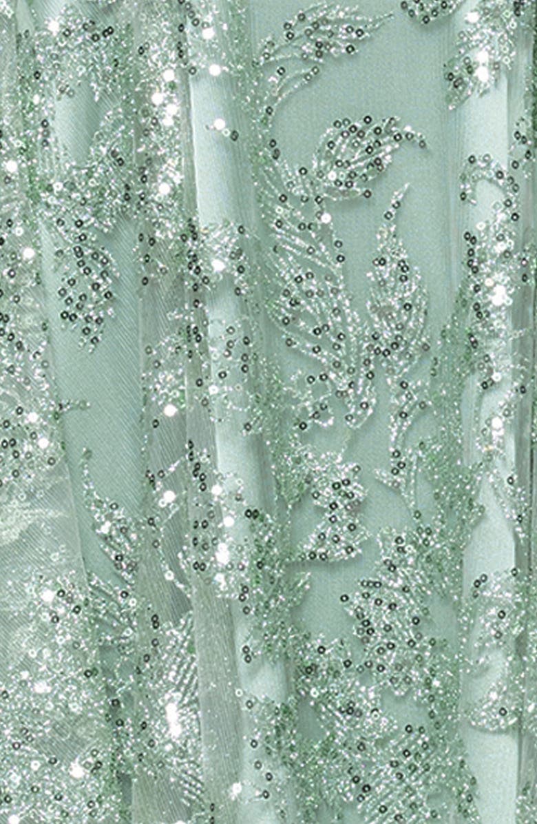 Blondie Nites Glitter Lace-Up Fit & Flare Dress, Alternate, color,