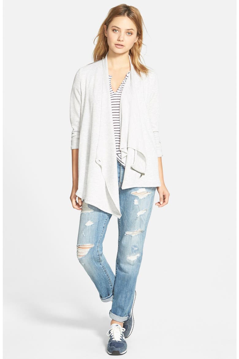 Treasure&Bond Destructed Boyfriend Jeans, Alternate, color, BLUEJAY LIGHT RIP AND REPAIR