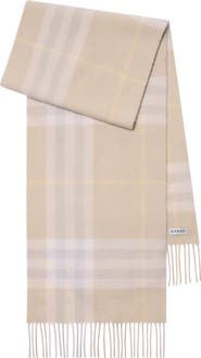 Burberry Giant Check Cashmere Scarf