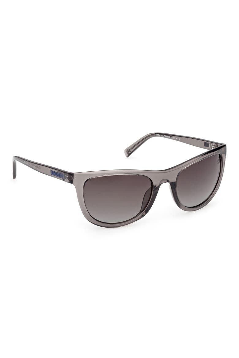 56mm Sunglasses, Alternate, color, GREY/ OTHER / SMOKE POLARIZED