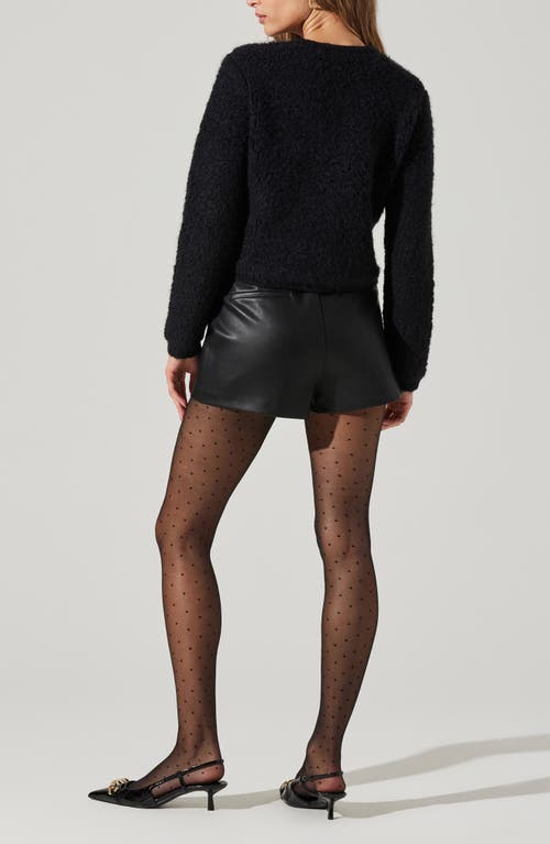 Astr The Label Myrtle Sweater In Black