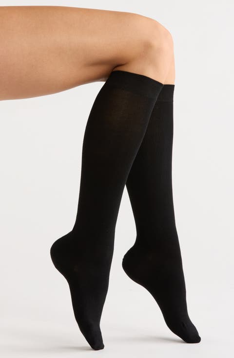 Assorted 2-Pack Everyday Flat Knit Knee High Socks