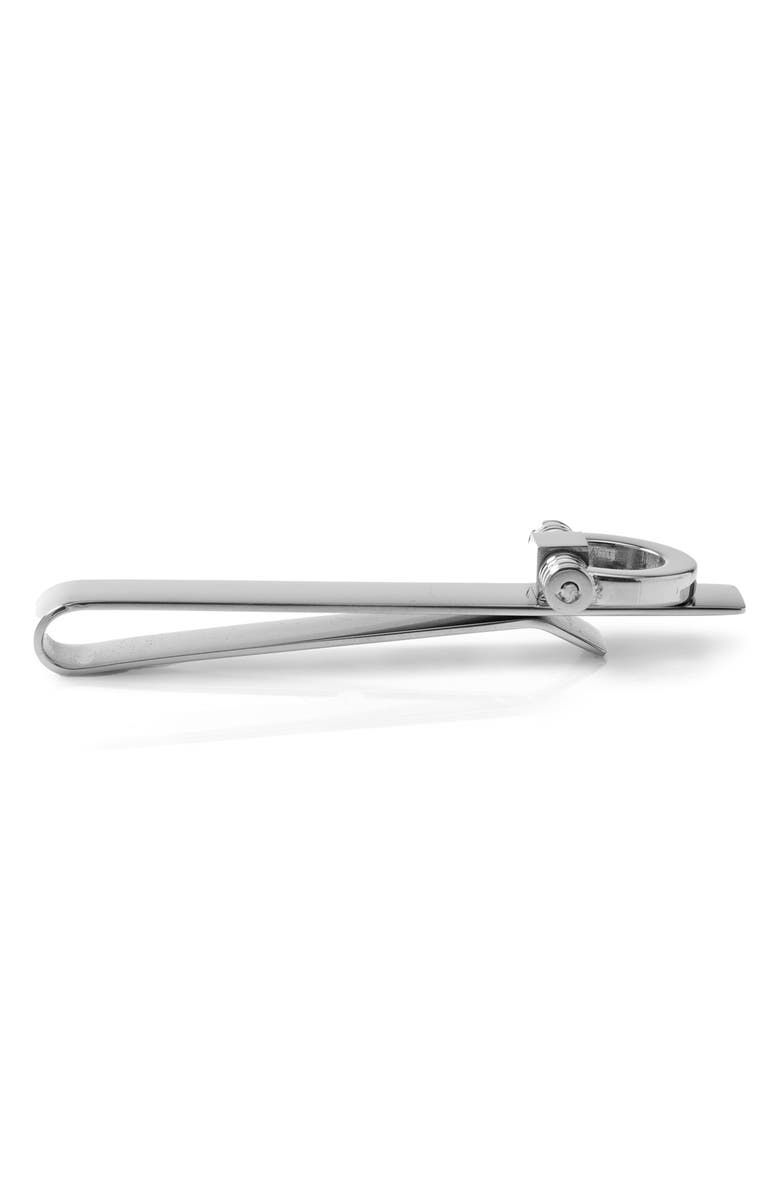 Cufflinks, Inc. Horse Bit Stainless Steel Tie Bar, Alternate, color, Silver