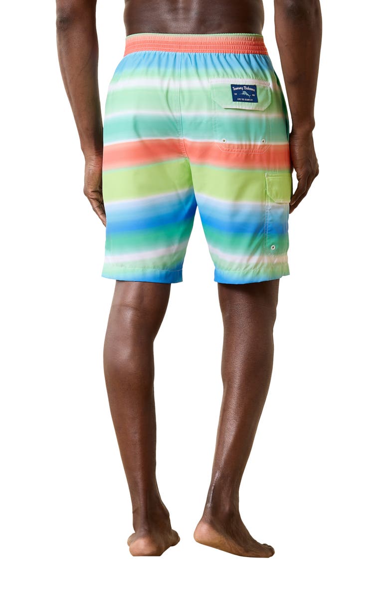 Tommy Bahama Baja Hazy Tides Board Shorts, Alternate, color, Plunge Blue
