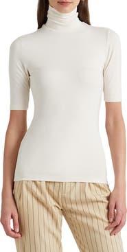 Lauren Ralph Lauren Jersey Turtleneck Top