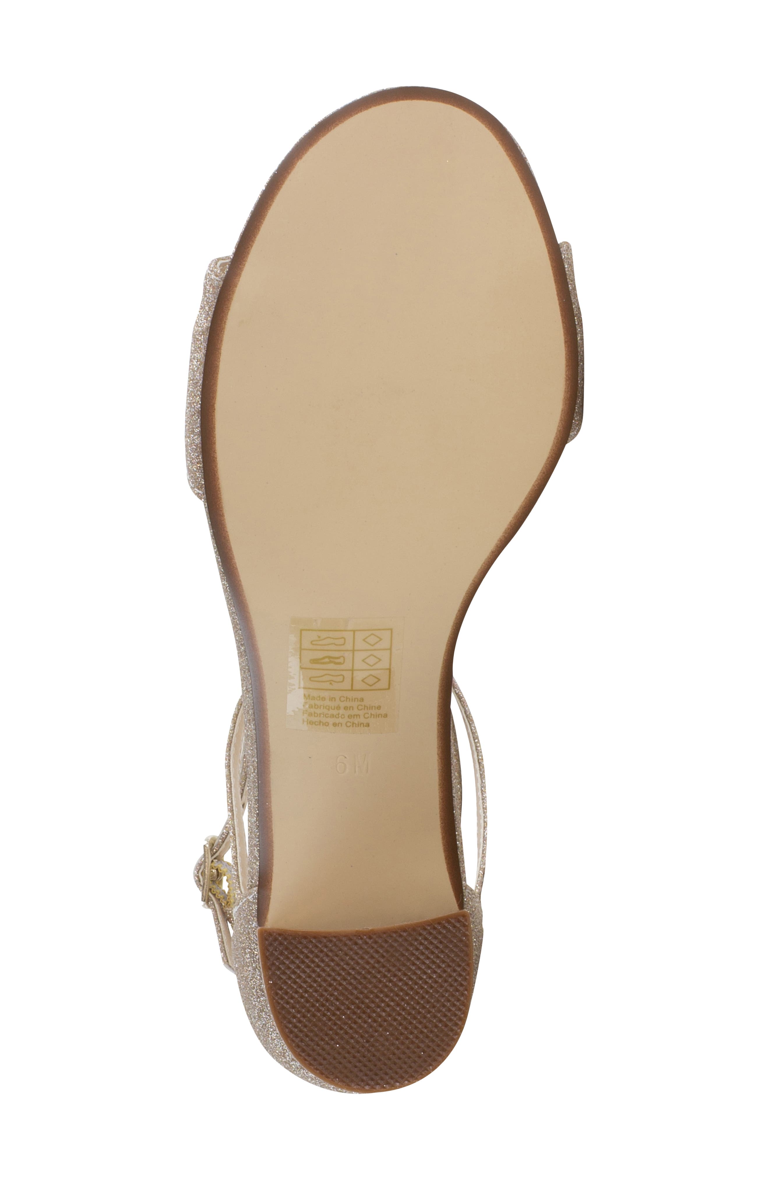 Jackie Block Heel Sandal, Alternate, color, CHAMPAGNE