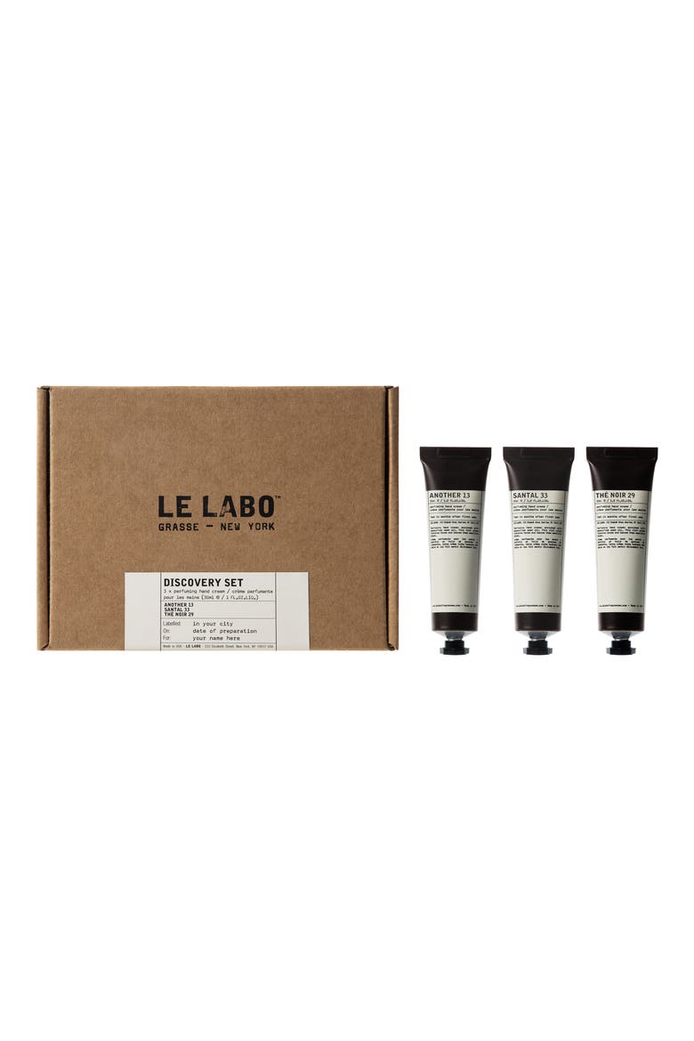 Perfuming Hand Cream Trio Set (Nordstrom Exclusive), Main, color, NO COLOR