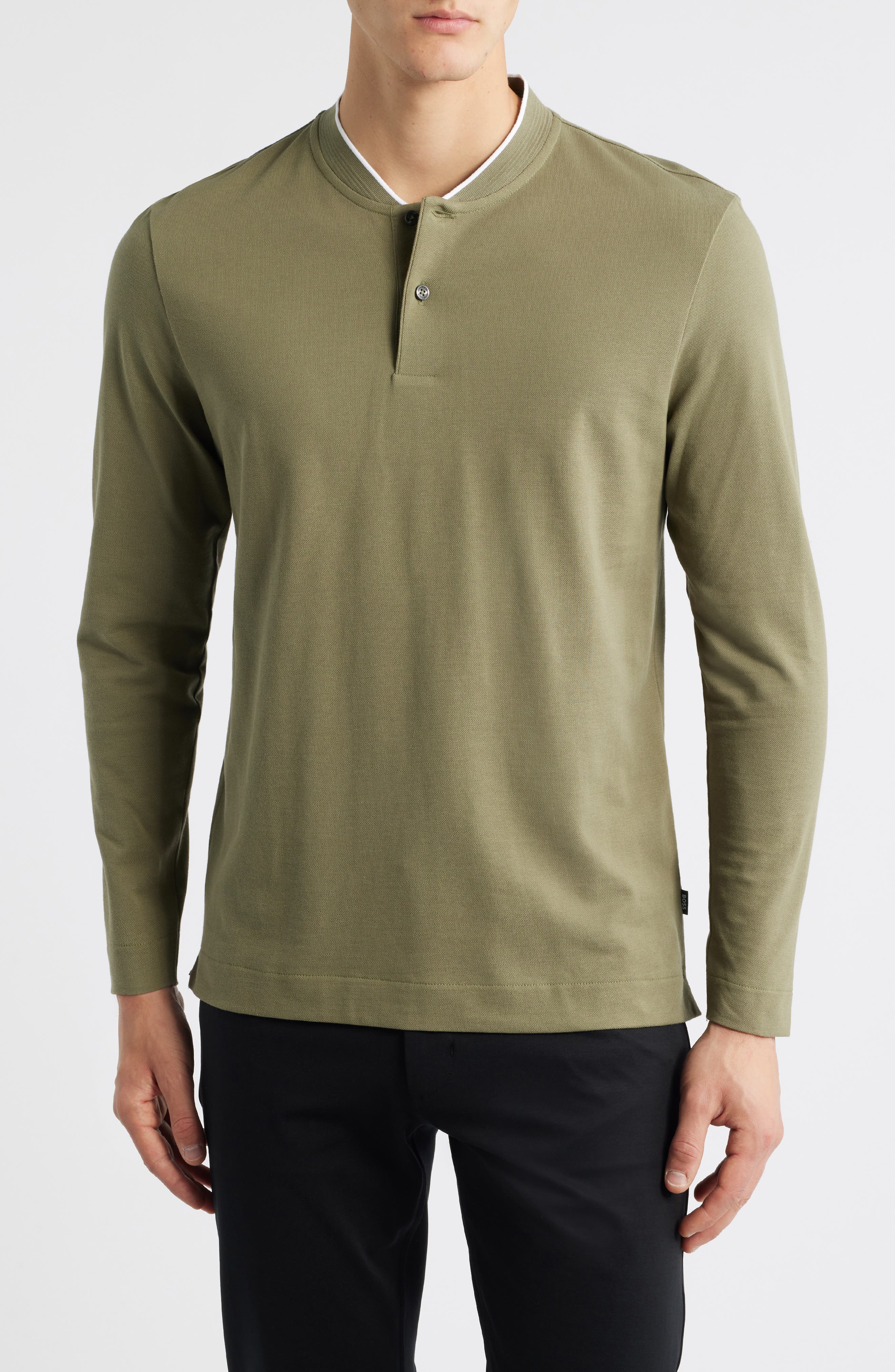 Pal Long Sleeve Blade Collar Polo - image 3