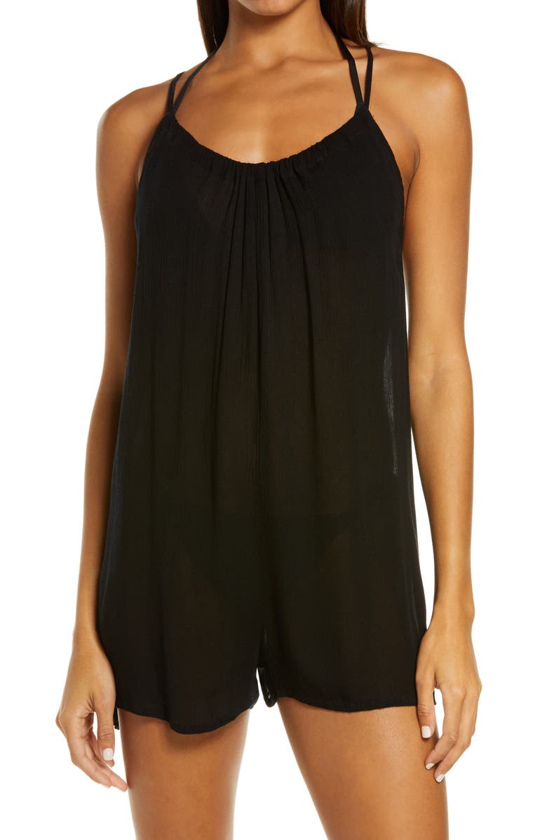 Elan Racerback Romper Cover-Up, Main, color, 