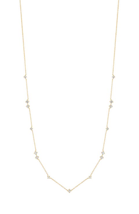 Diamond Station Necklace