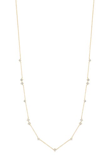 Bony Levy Diamond Station Necklace In Gold