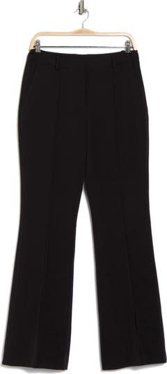 Pintuck Flare Leg Pants
