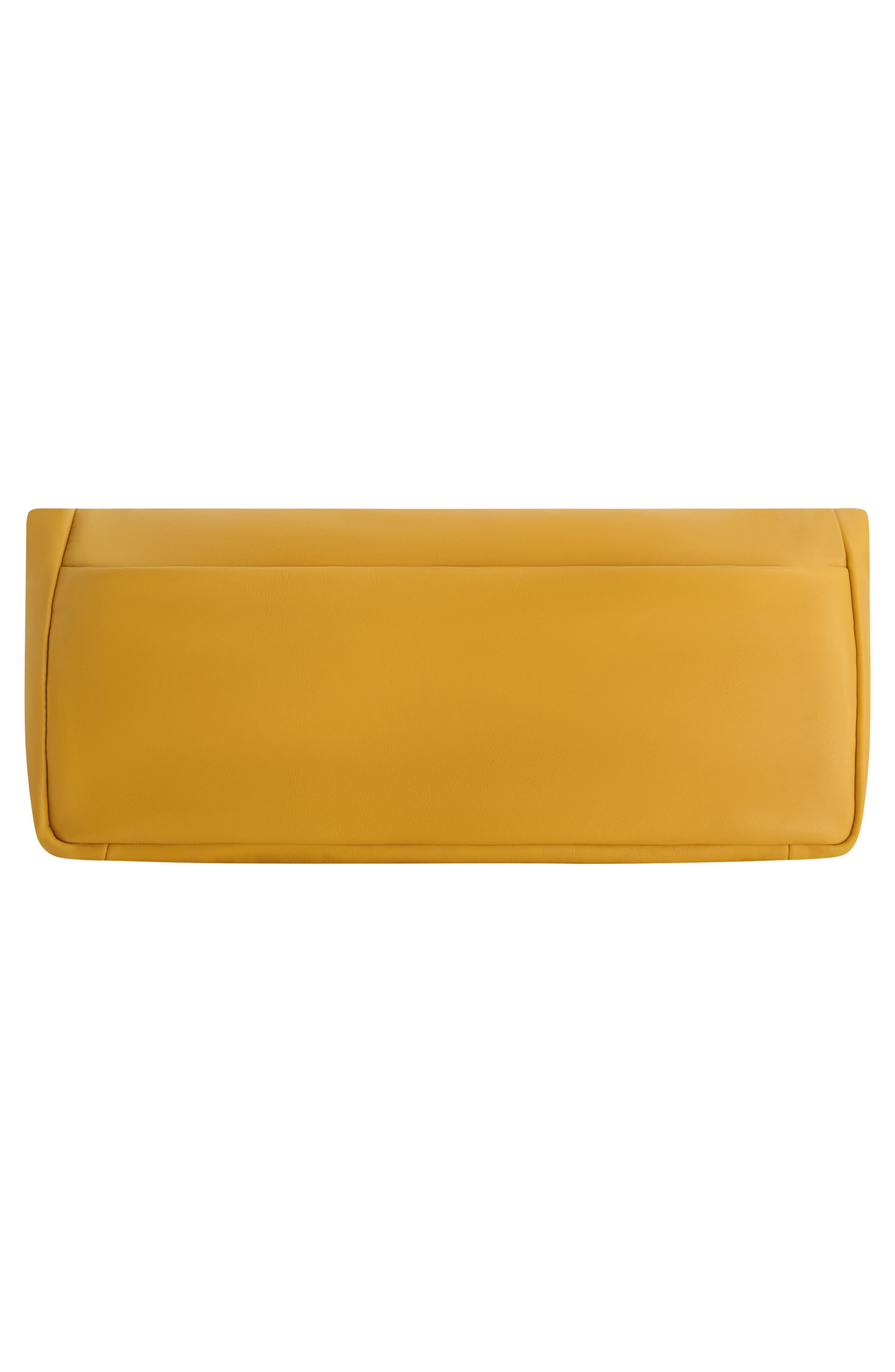 Elegant Fold-Over Clutch, Alternate, color, CUB YELLOW
