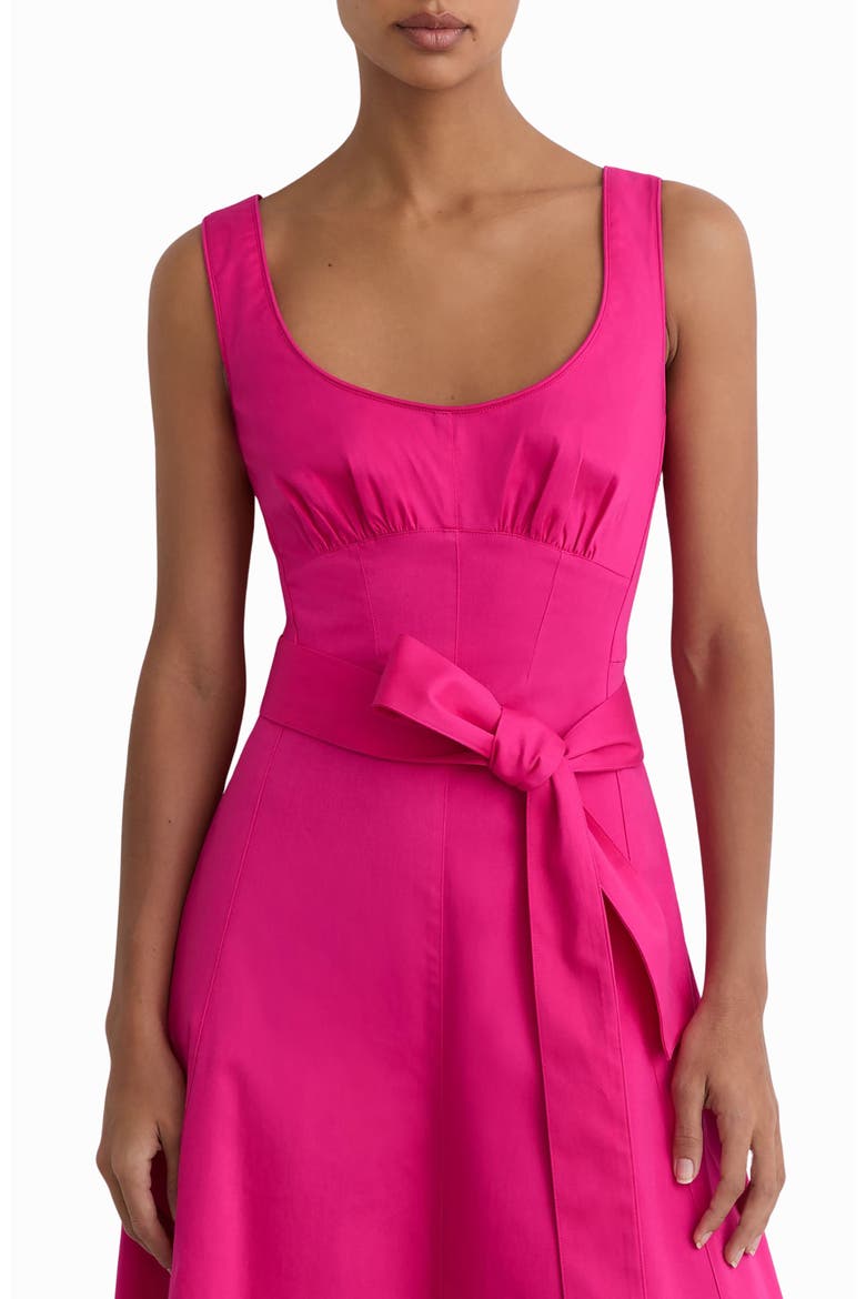 Irina Stretch Cotton Dress, Alternate, color, PINK