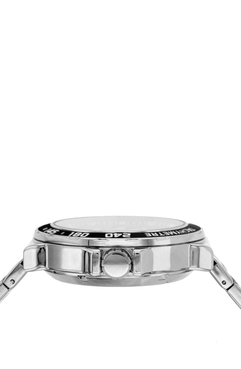 I TOUCH Men's iTouch Connected Hybrid Smartwatch Fitness Tracker: Silver Case with Two Toned Metal Strap, 42mm, Alternate, color, 