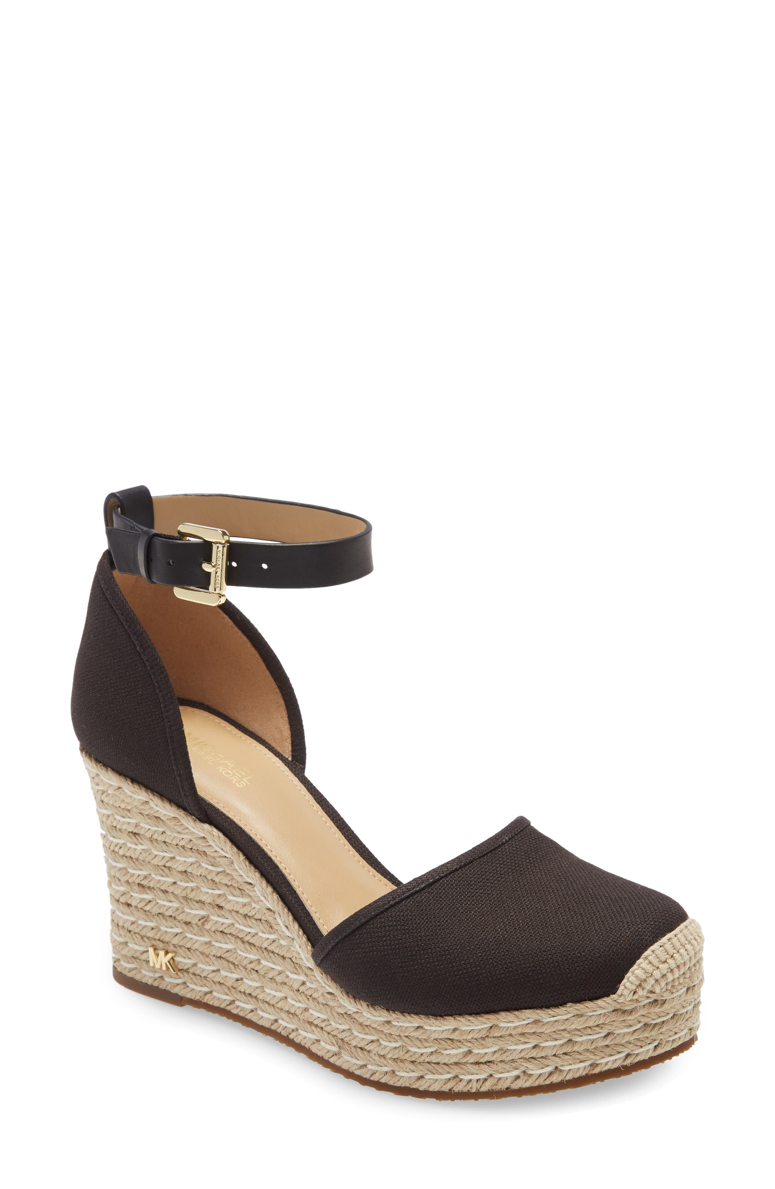 MICHAEL Michael Kors Kendrick Espadrille Wedge Sandal, Main, color, 
