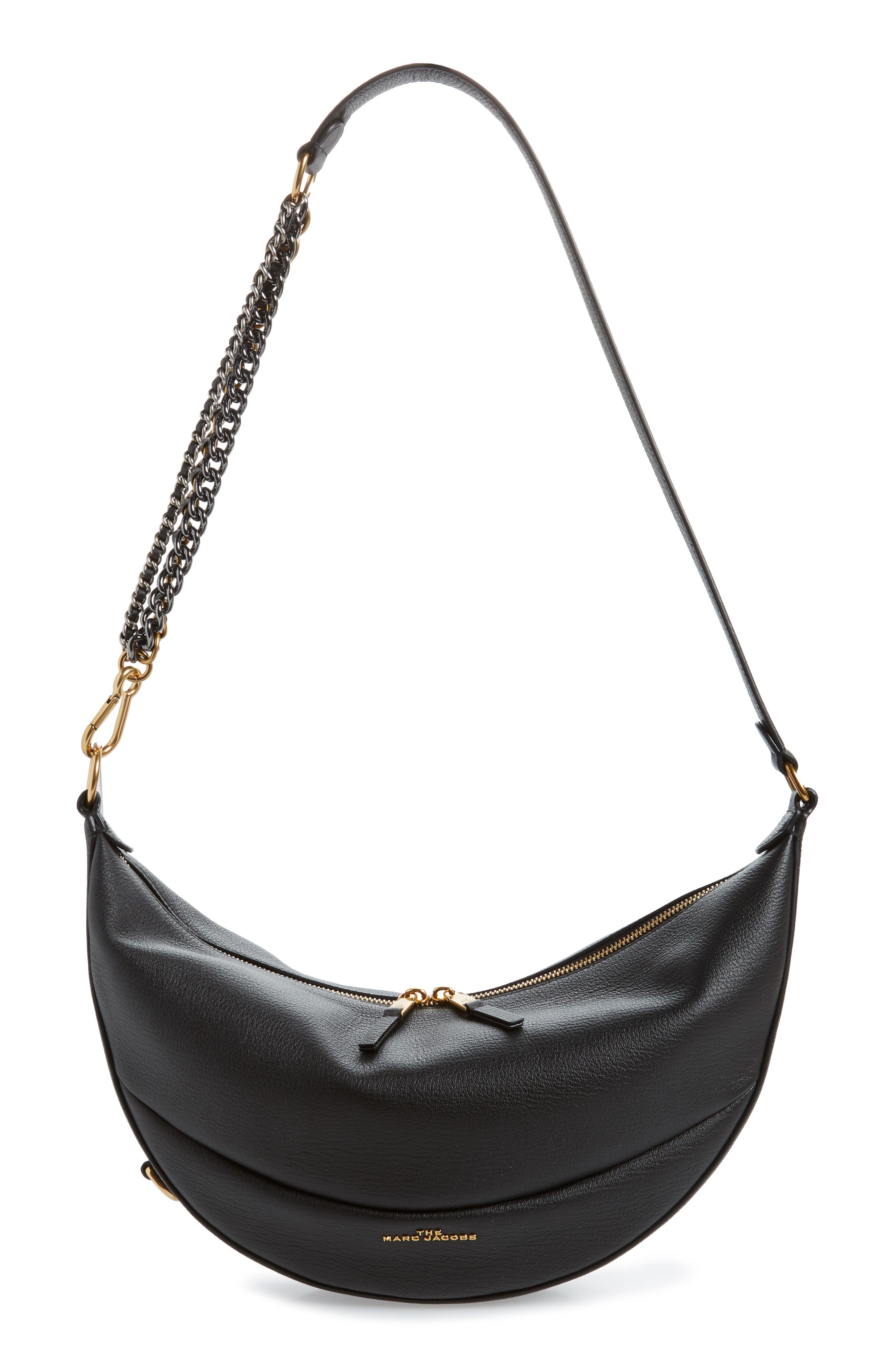 Marc Jacobs The Marc Jacobs The Eclipse Leather Shoulder Bag, Main, color, 