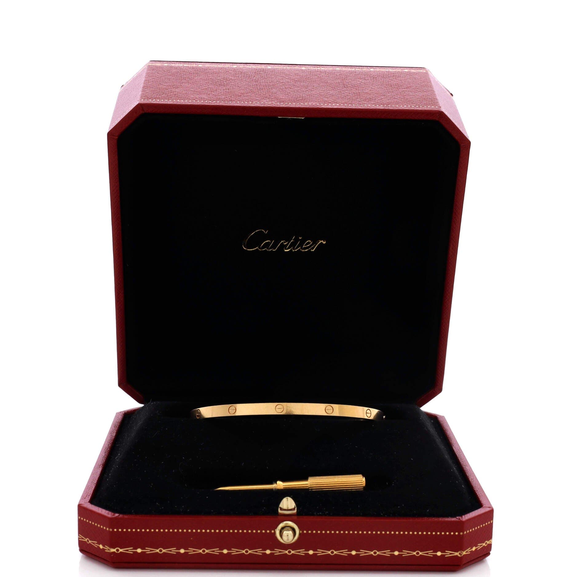 Love Bracelet 18K Yellow Gold Small, Alternate, color, Metallic Gold