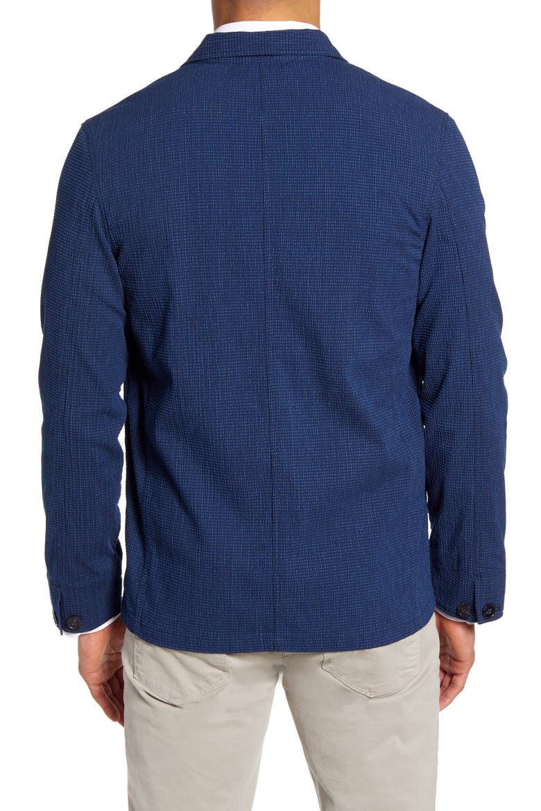 Seersucker Chore Jacket, Alternate, color, BLEACH