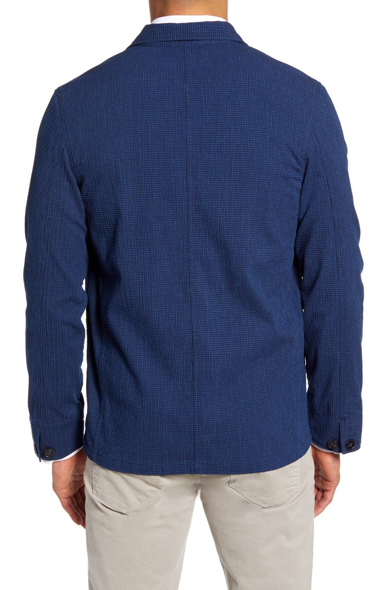 Officine Générale Seersucker Chore Jacket, Alternate, color, 