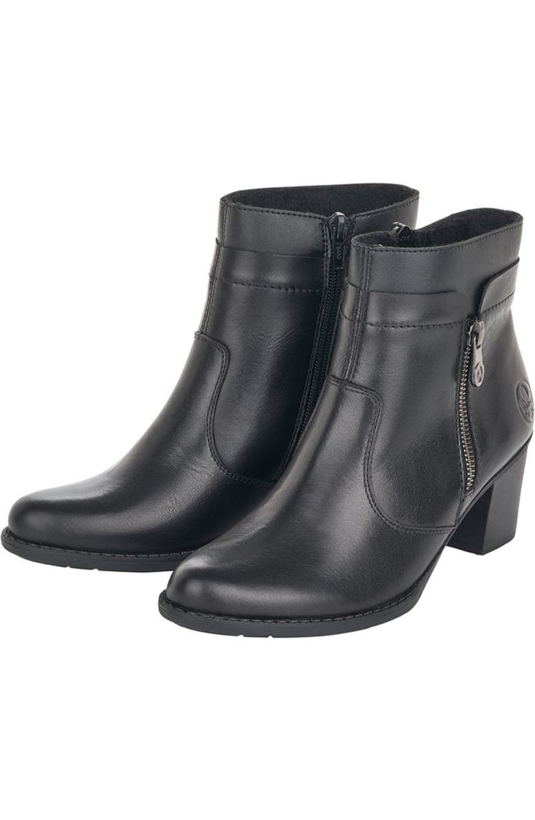 Rieker Ivonne Leather Block Heel Boot, Alternate, color,