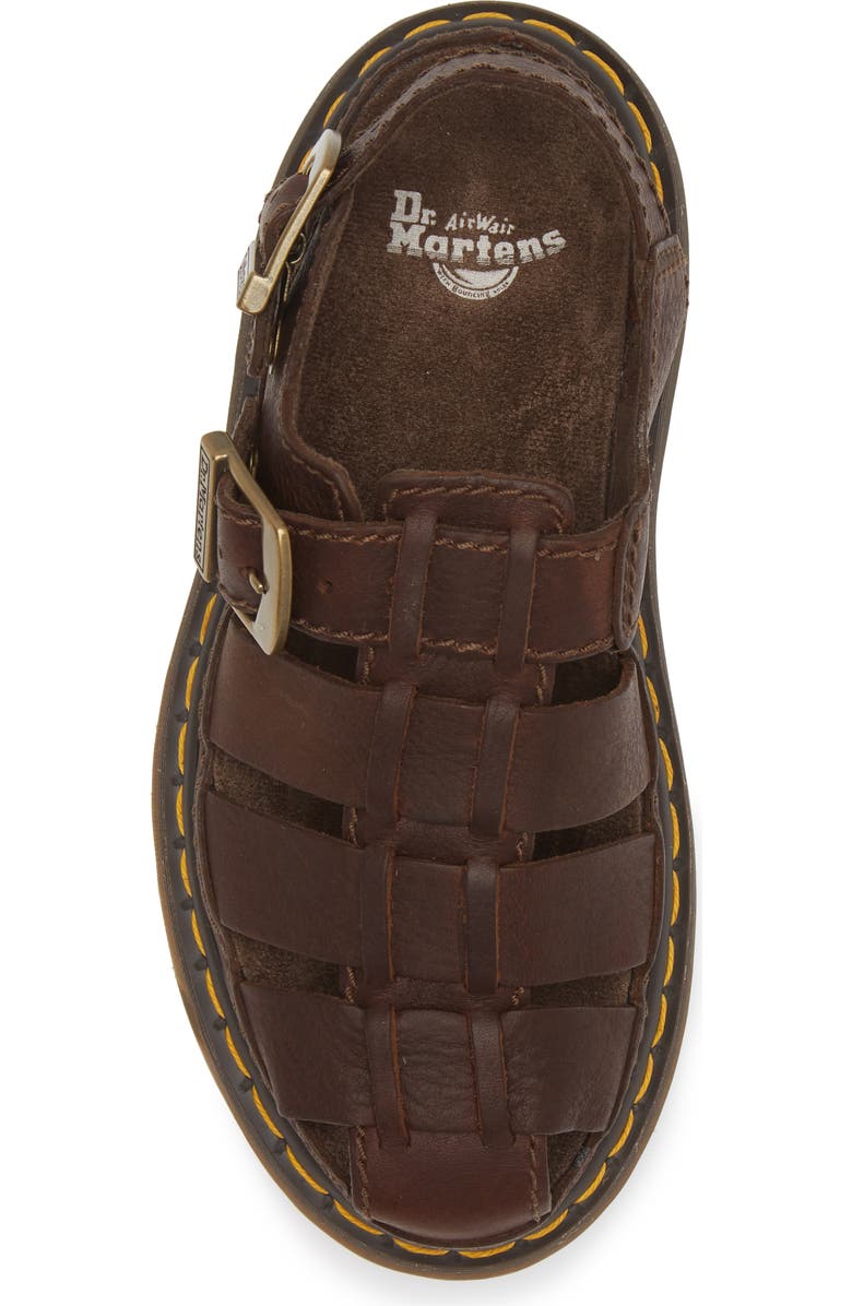 Dr. Martens Wrenlie Fisherman Sandal, Alternate, color, Dark Brown