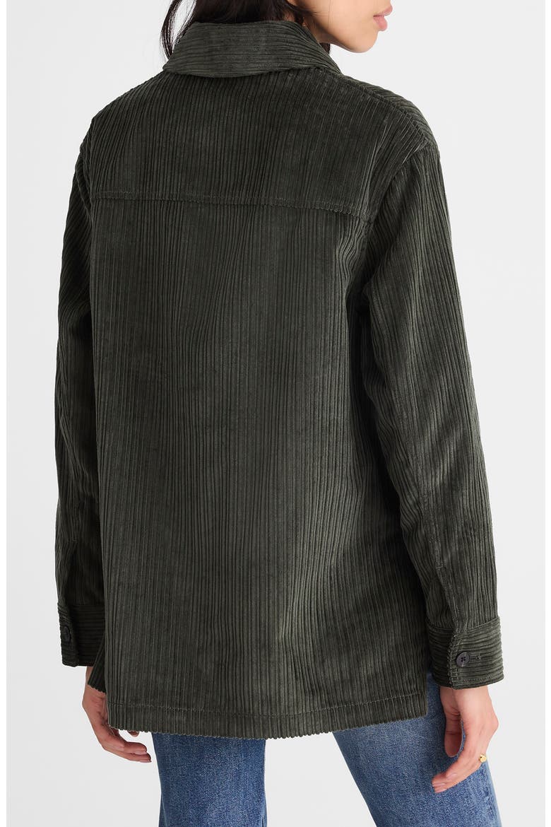 Variegated Corduroy Chore Jacket, Alternate, color, GRAPHITE GREEN