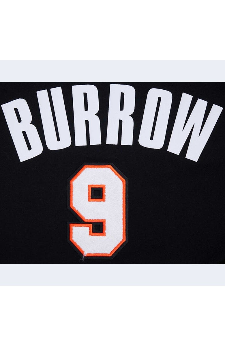 PRO STANDARD Men's Pro Standard Joe Burrow Black Cincinnati Bengals Player Name & Number Pullover Hoodie, Alternate, color, 