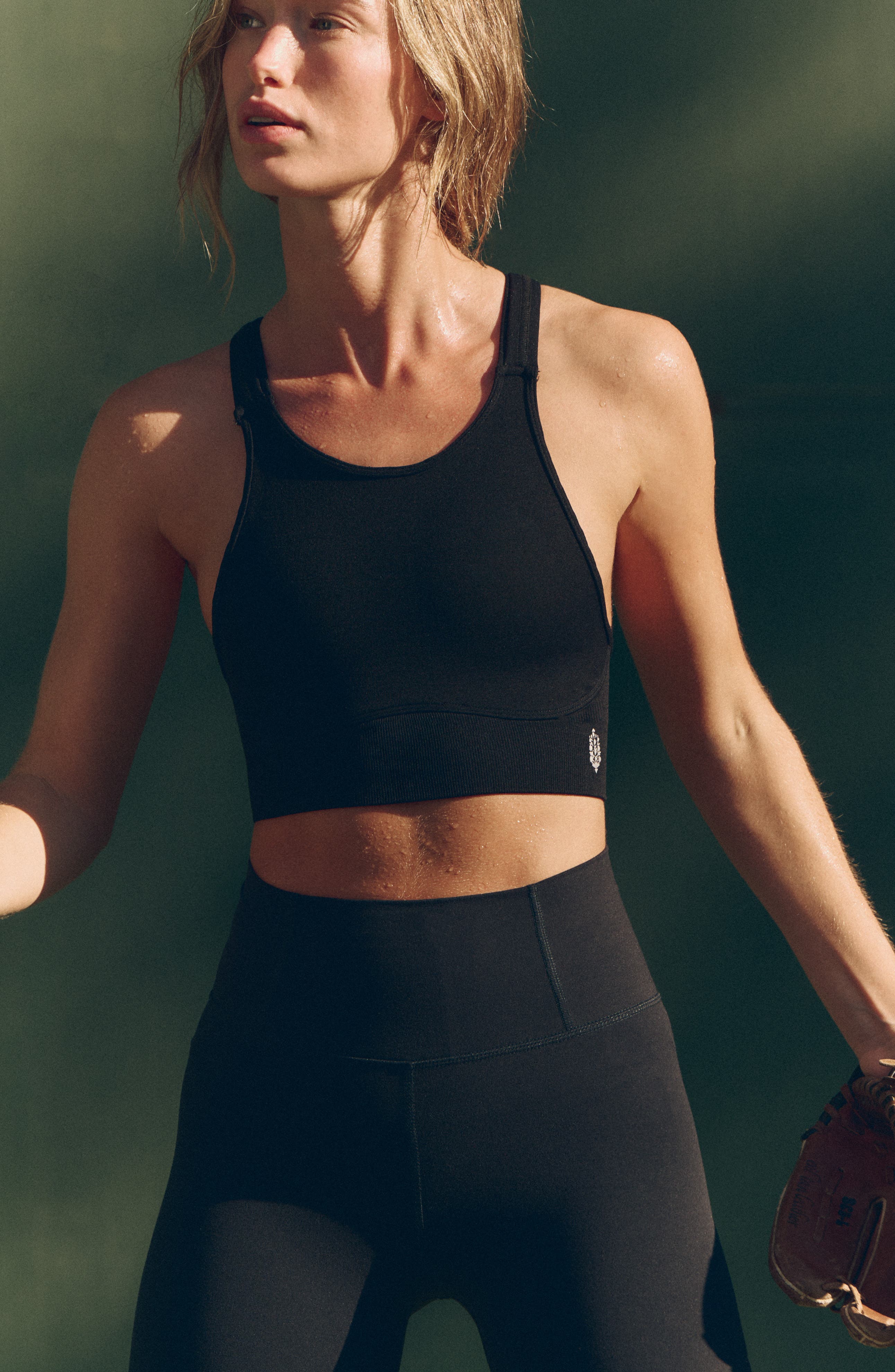 Free People FP Movement On the Radar High Neck Sports Bra