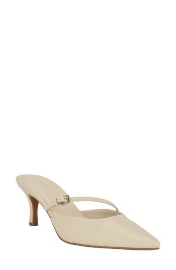 CALVIN KLEIN CALVIN KLEIN JANSY POINTED TOE MULE 
