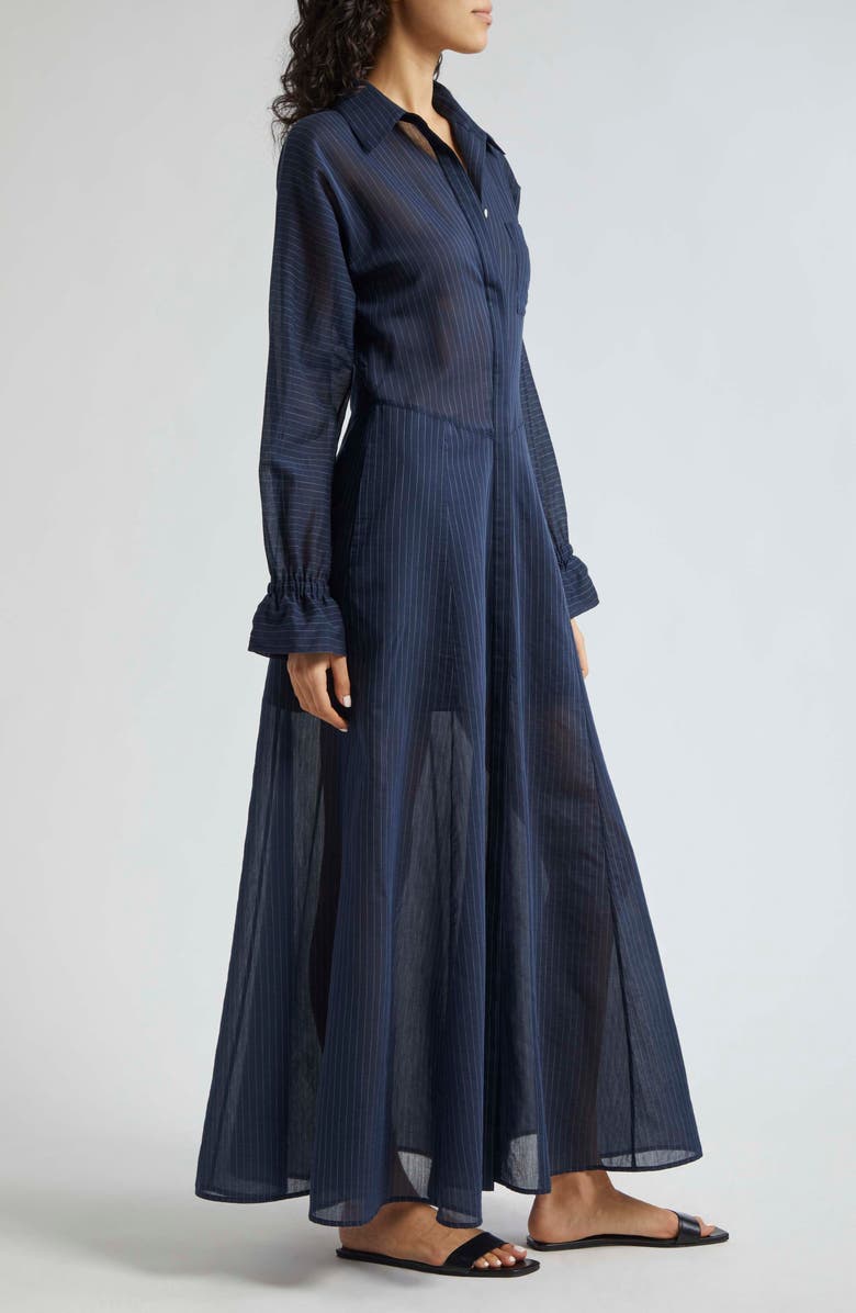 TWP Lazy Hazy Days Of Summer Long Sleeve Maxi Shirtdress, Alternate, color,