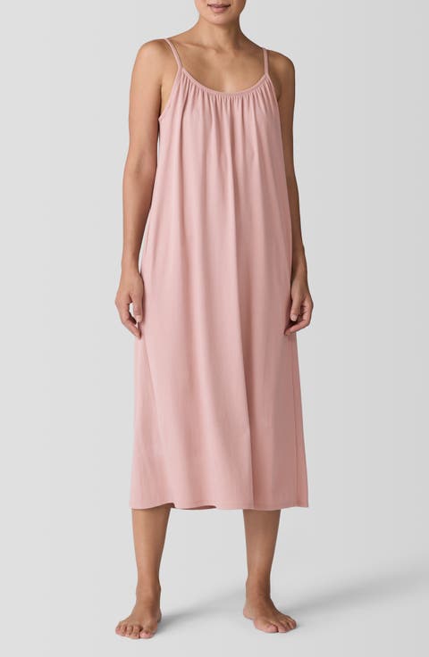Organic Cotton Cami Midi Dress