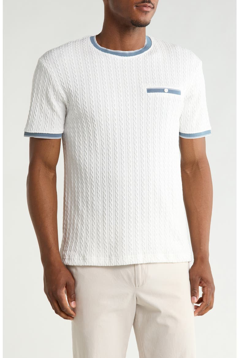 Tipped Pocket T-Shirt, Main, color, WHITE