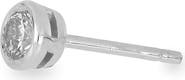 Bony Levy Single Bezel Set Diamond Stud Earring - 0.37 ctw