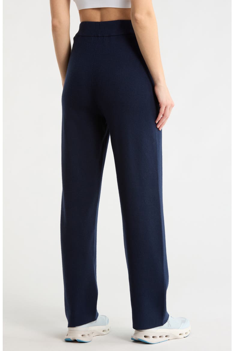 Luxe Flare Lounge Pants, Alternate, color, NAVAL BLUE
