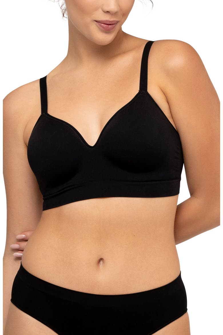 The Secret Infinitive Support Bra, Main, color, Black