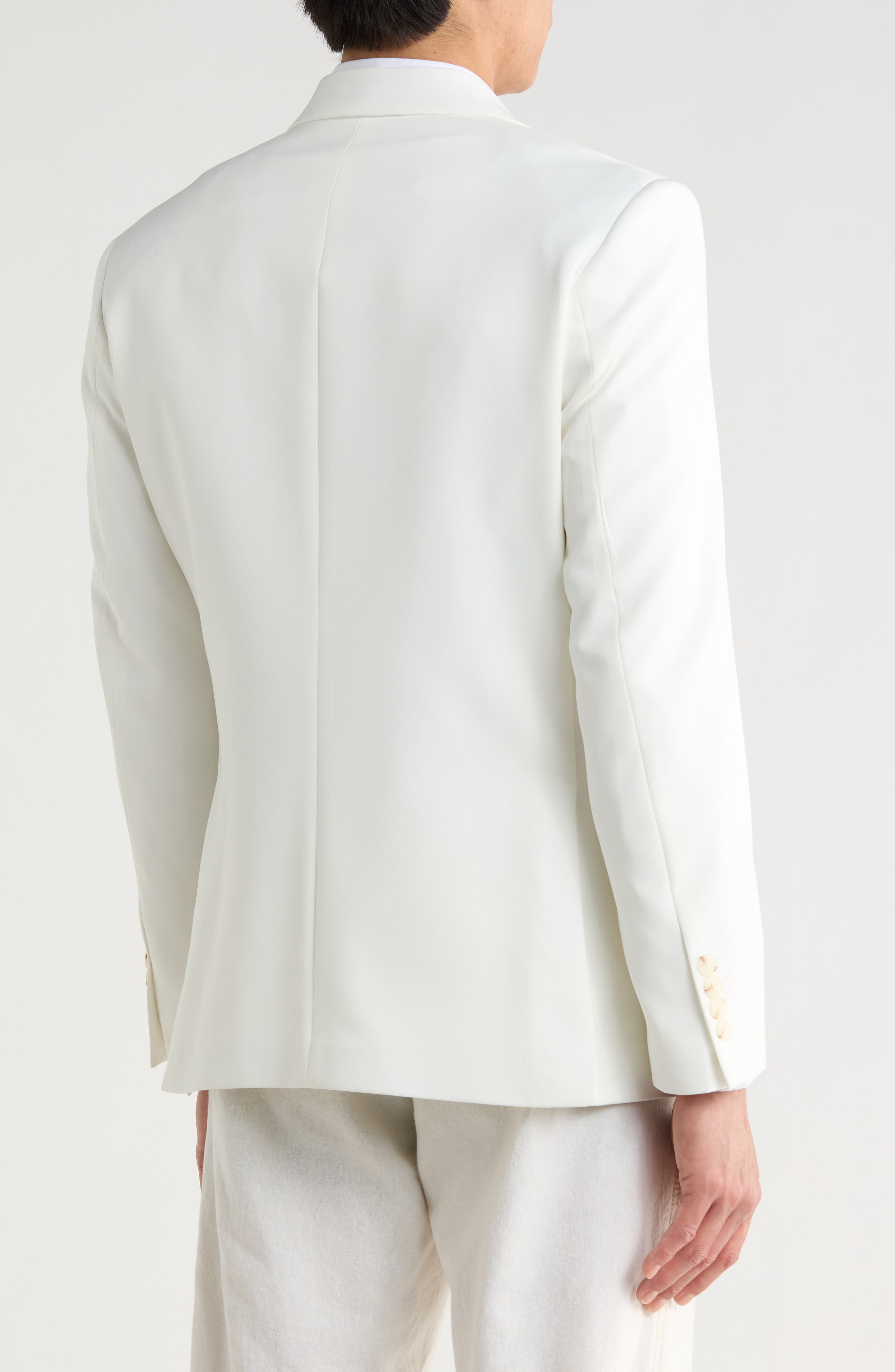 Slim Fit Cotton Blend Blazer - image 2