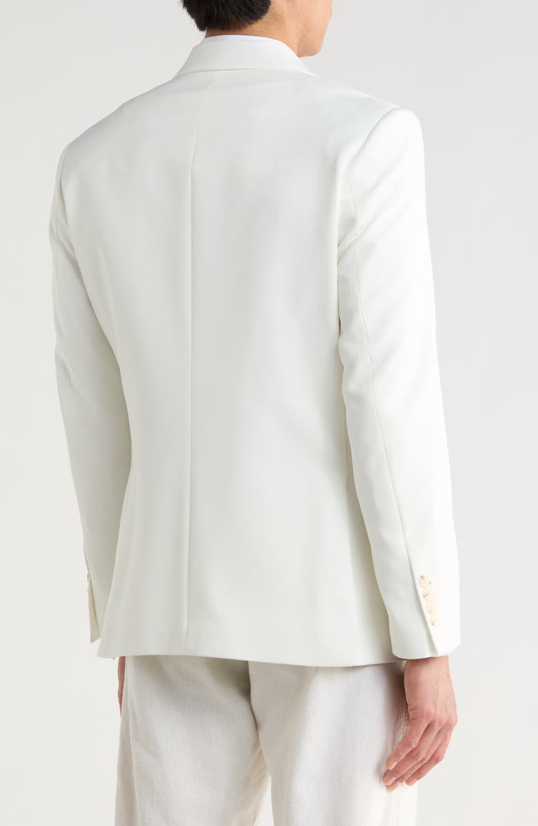 T.R. PREMIUM Slim Fit Cotton Blend Blazer, Alternate, color, White