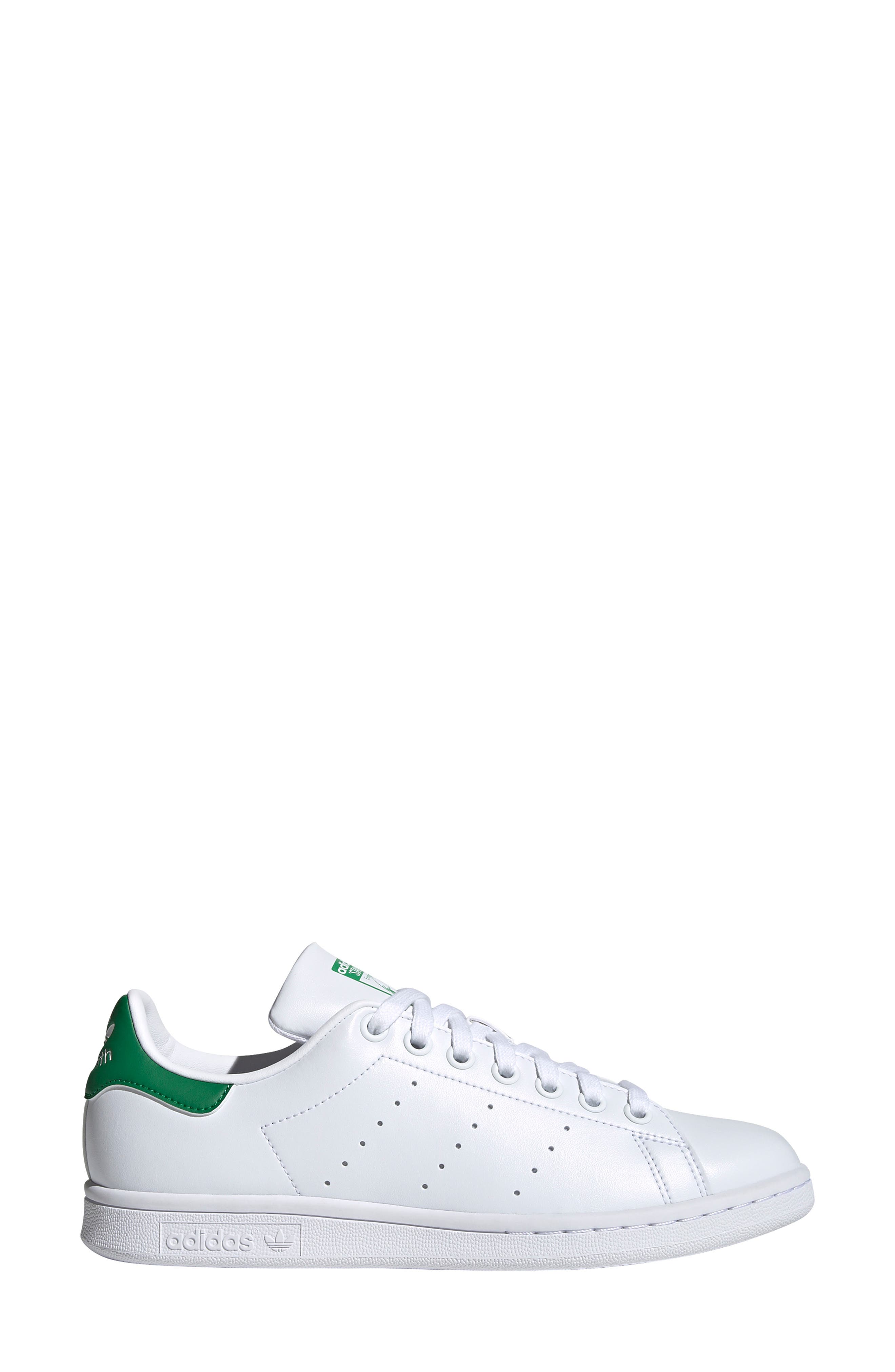 adidas Primegreen Stan Smith Sneaker, Alternate, color, White/ Green/ White