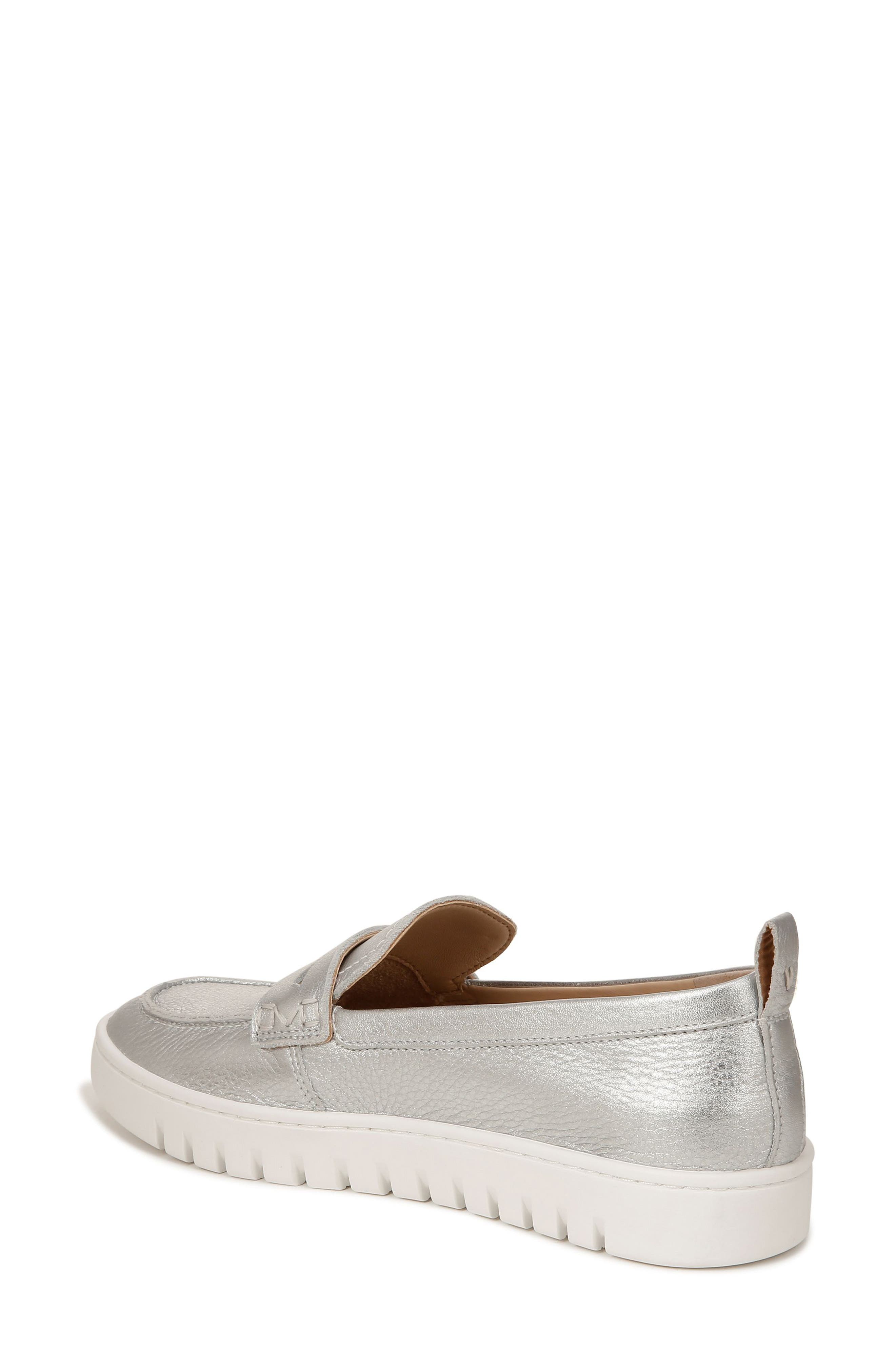 Vionic Uptown Hybrid Penny Loafer, Alternate, color, Silver