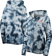 New Era Women's New Era Navy St. Louis Cardinals Tie-Dye Full-Zip Hoodie