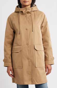 Bernardo Water Resistant Hooded Jacket