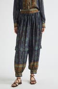Zimmermann Ascent Print Silk Harem Pants