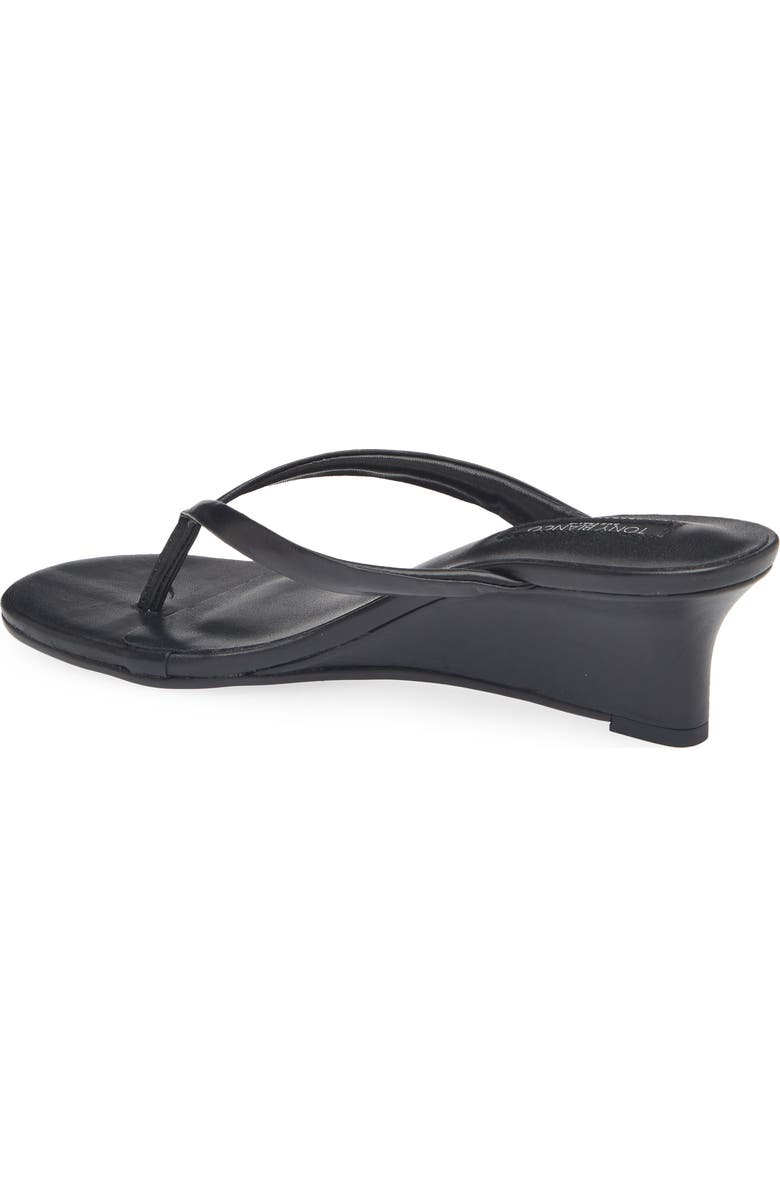 Tony Bianco Edgy Wedge Sandal, Alternate, color, Black Vintage