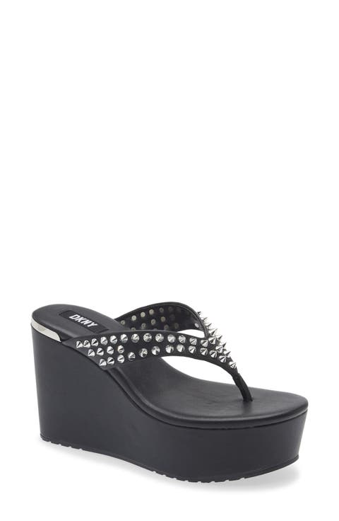 Tina Studded Platform Flip Flop (Women)